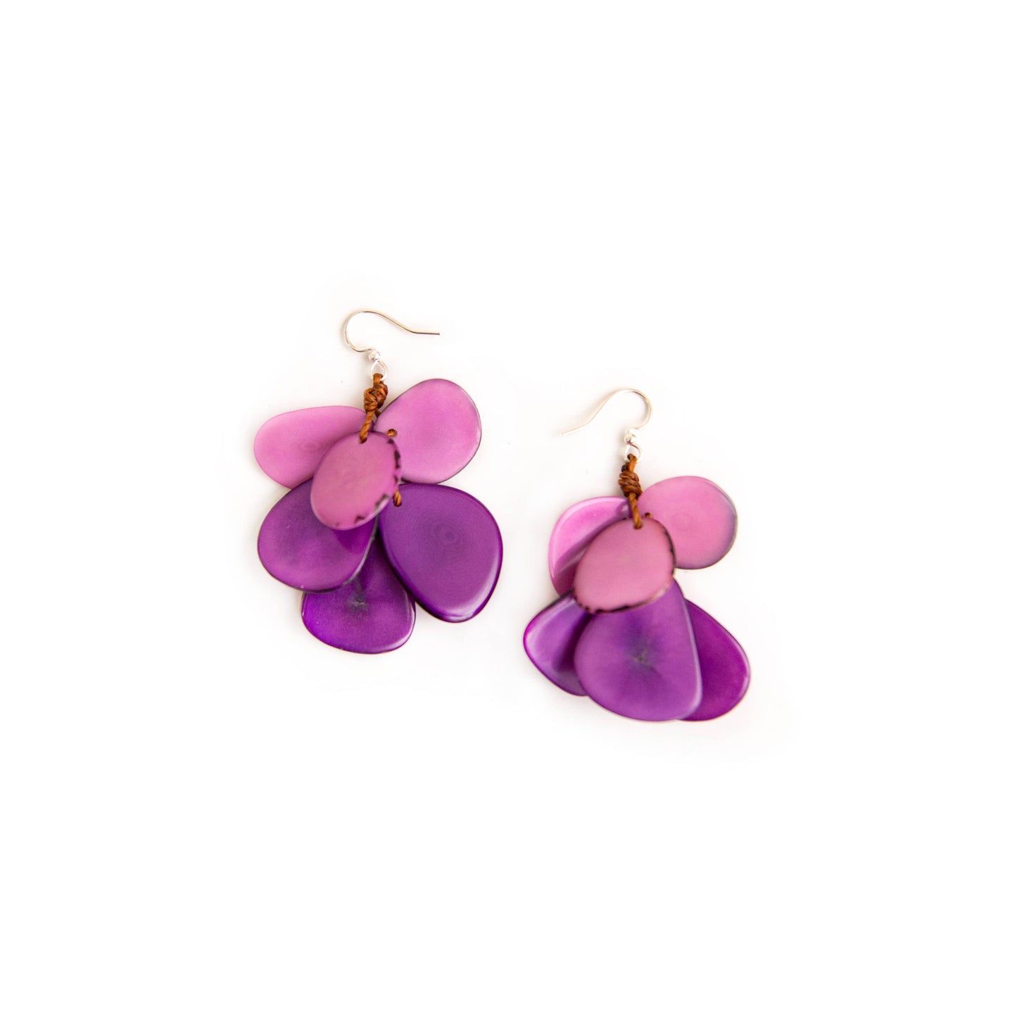 Organic Tagua Jewelry - Mariposa Earrings