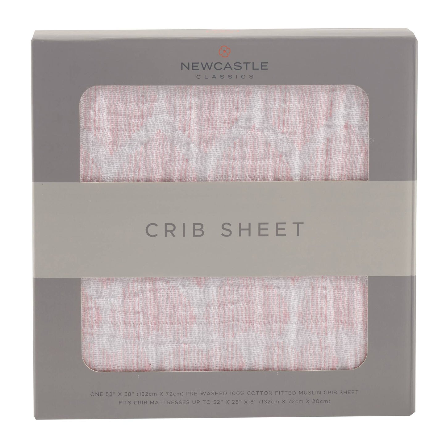 Newcastle Classics - Matchstick Hearts Crib Sheet