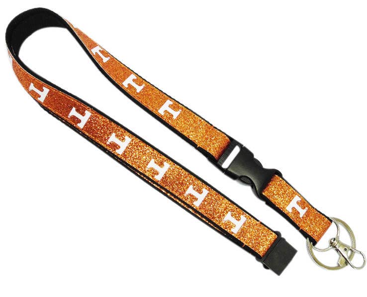 Jenkins Enterprises - Tennessee Volunteers Keychain Lanyard Glitter