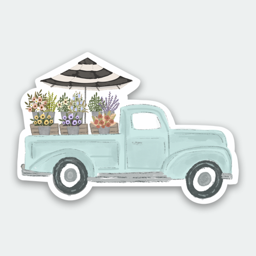 Makerie Day - Flower Truck Sticker
