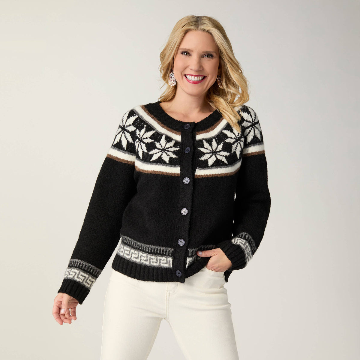 COCO + CARMEN - Poinsettia Isle Cardigan
