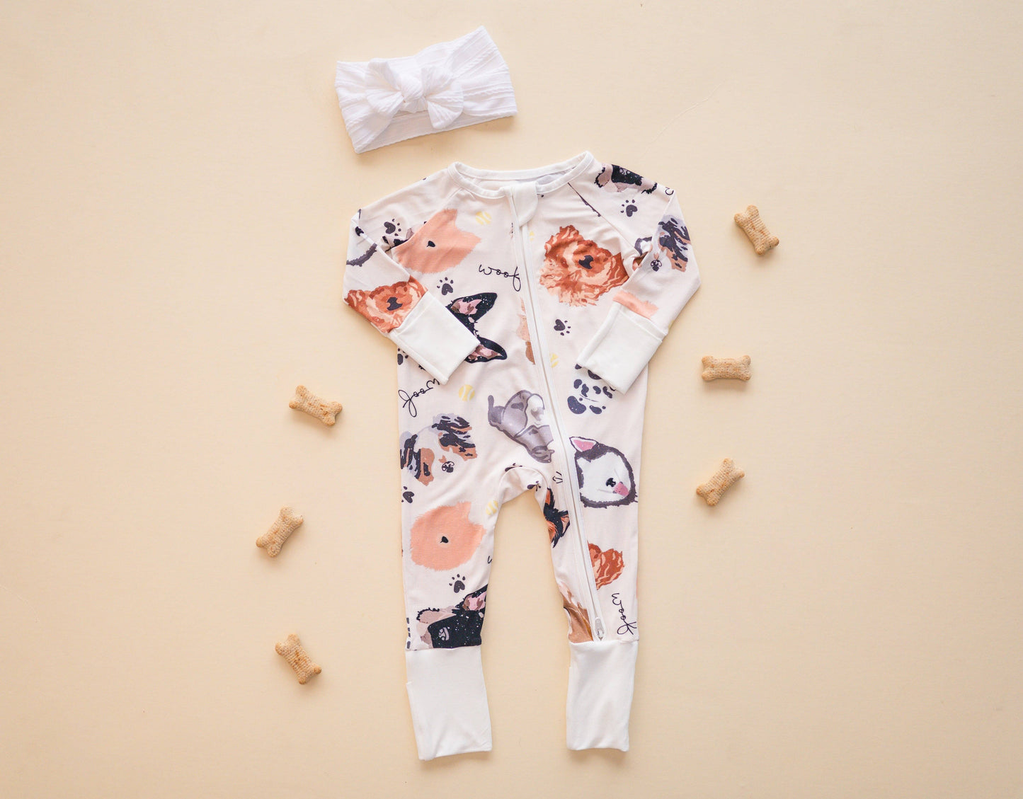 SOL Baby Clothing & Accessories - Puppy Bamboo PJ