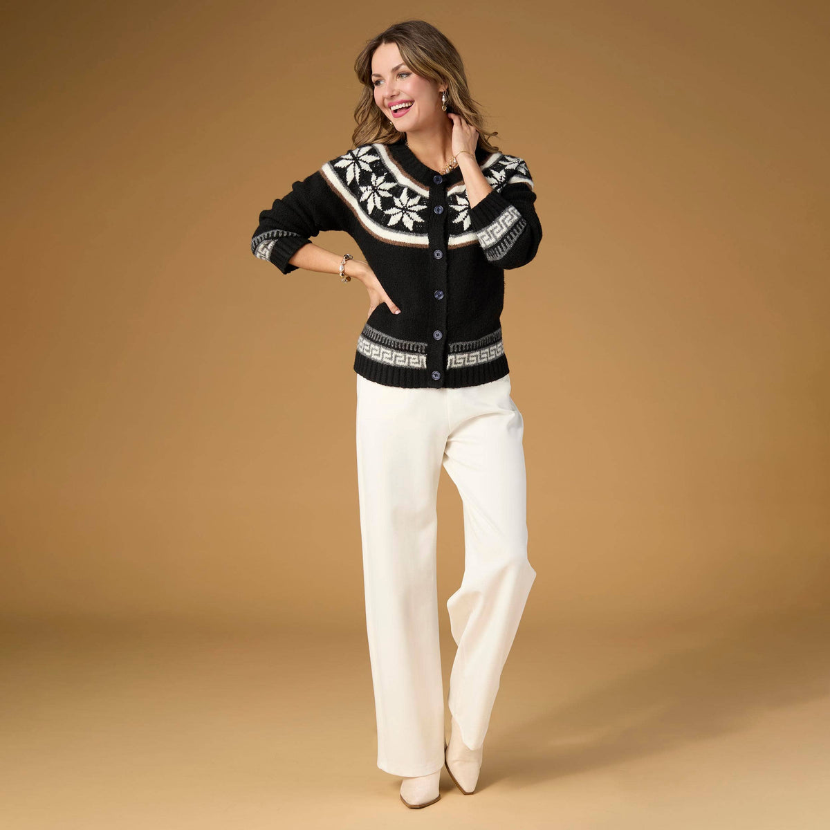 COCO + CARMEN - Poinsettia Isle Cardigan