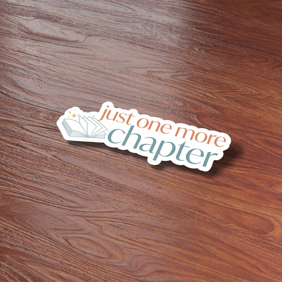 Sentinel Supply - Just One More Chapter Reading Sticker - Funny Book Decal