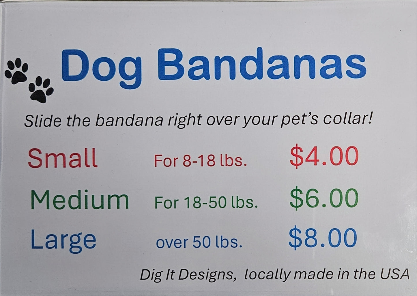 Dog bandana