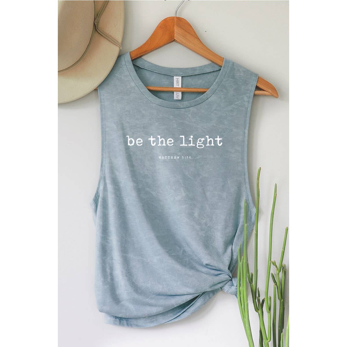 HRTandLUV - BE THE LIGHT GRAPHIC TANK TOP