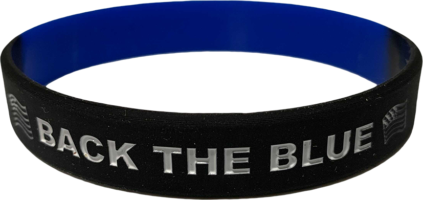 I Love My Freedom - Back The Blue Wristband
