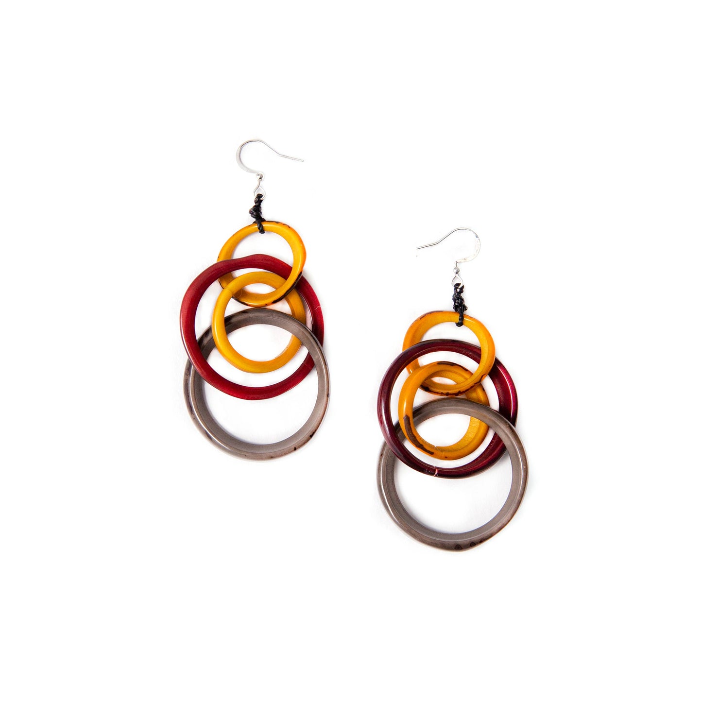 Organic Tagua Jewelry - Yazmine Earrings