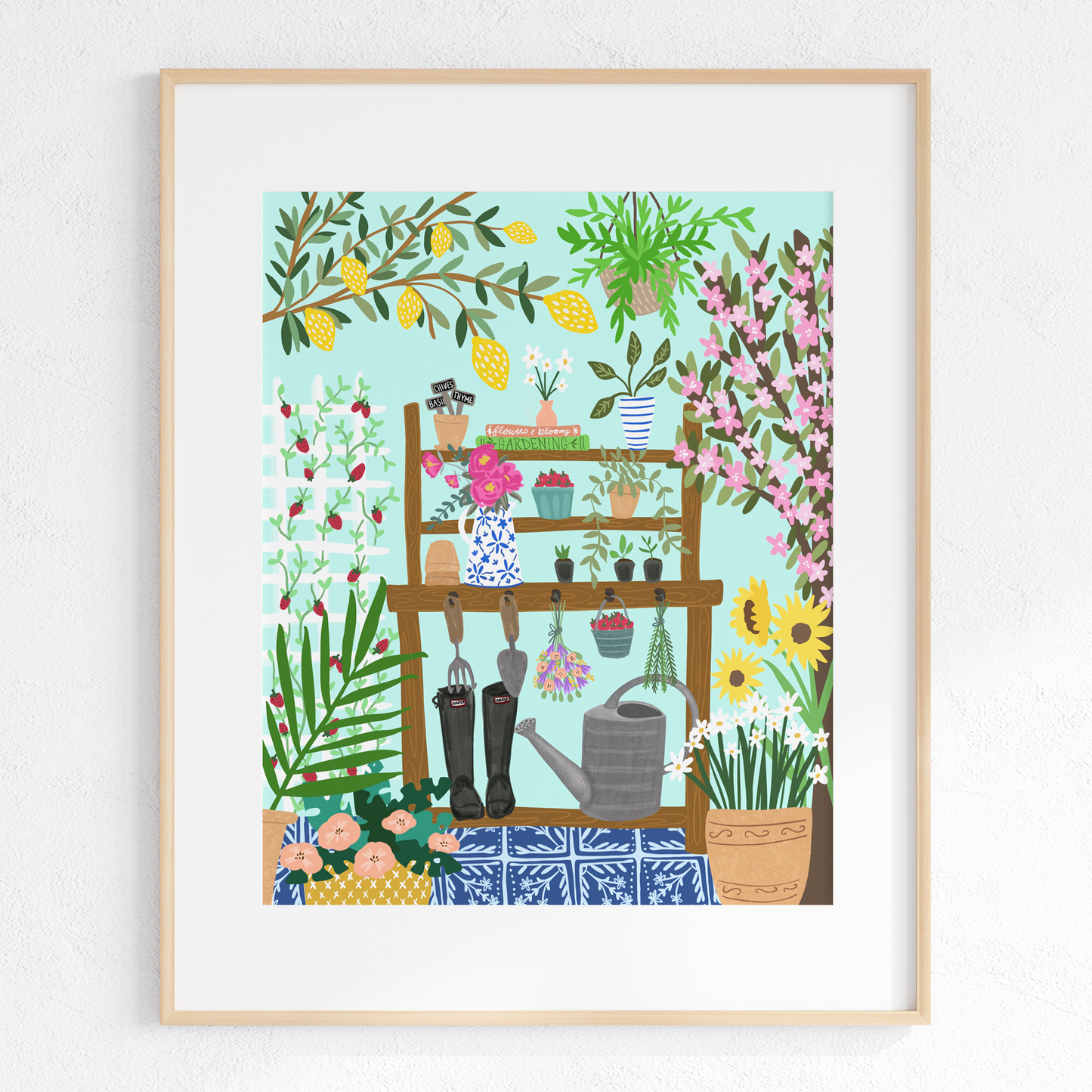 Makerie Day - In My Garden - Art Print