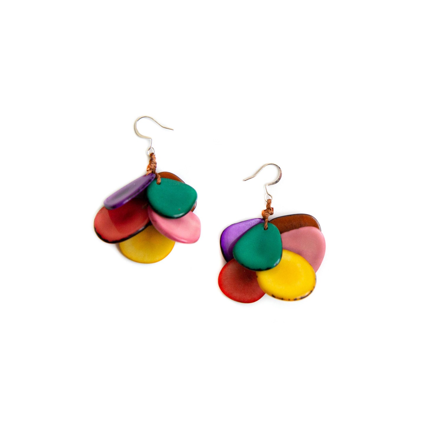 Organic Tagua Jewelry - Mariposa Earrings