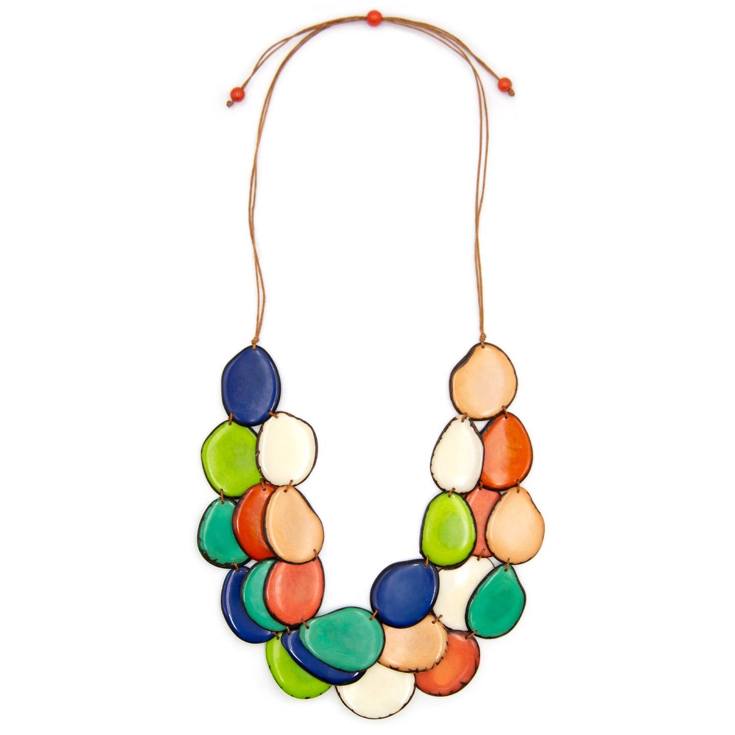 Organic Tagua Jewelry - Amigas Necklace