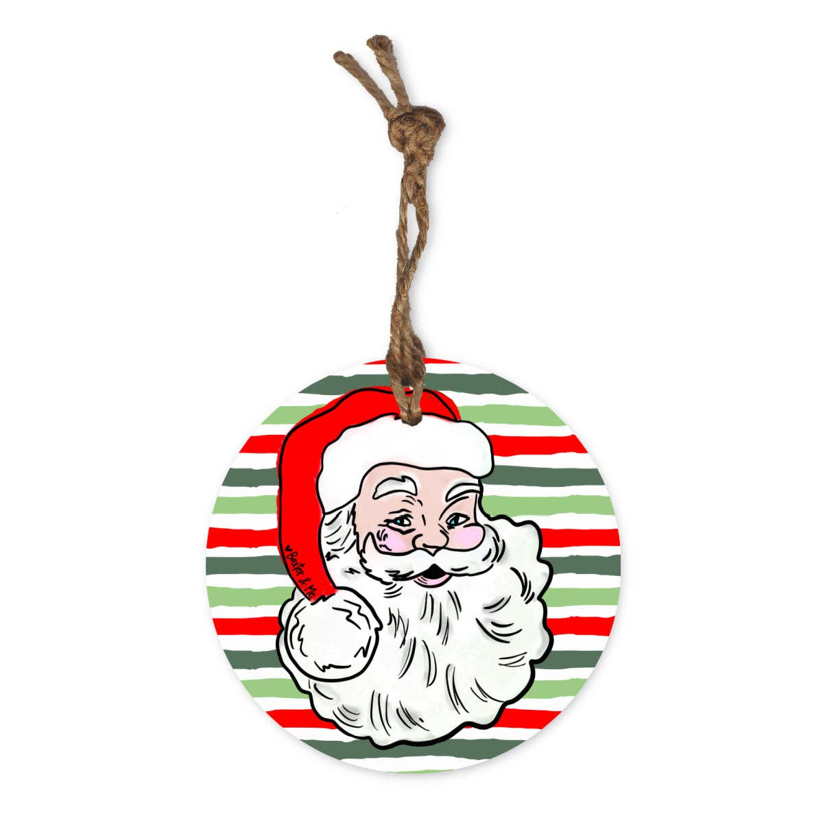 Baxter & Me - Vintage Santa Ornament