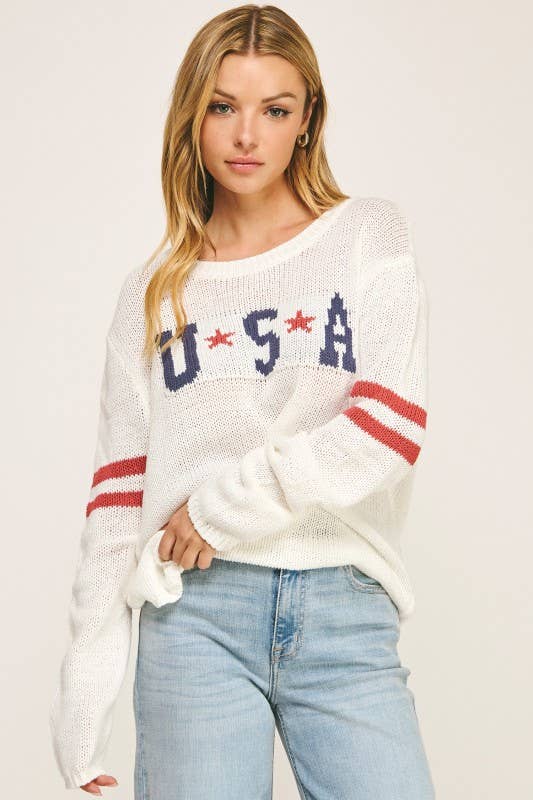 Winslow Collection - AMERICAN PRIDE GRAPHIC SWEATER