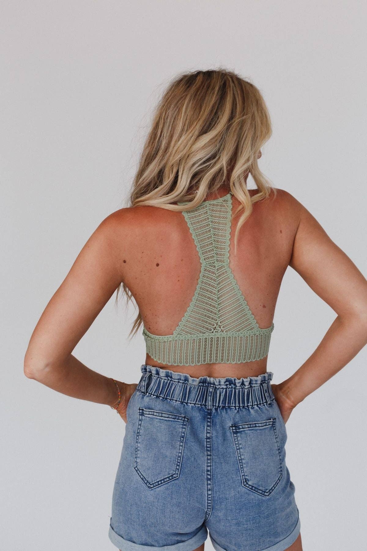 Three Bird Nest - Infinite Expressions Bralette - Sage