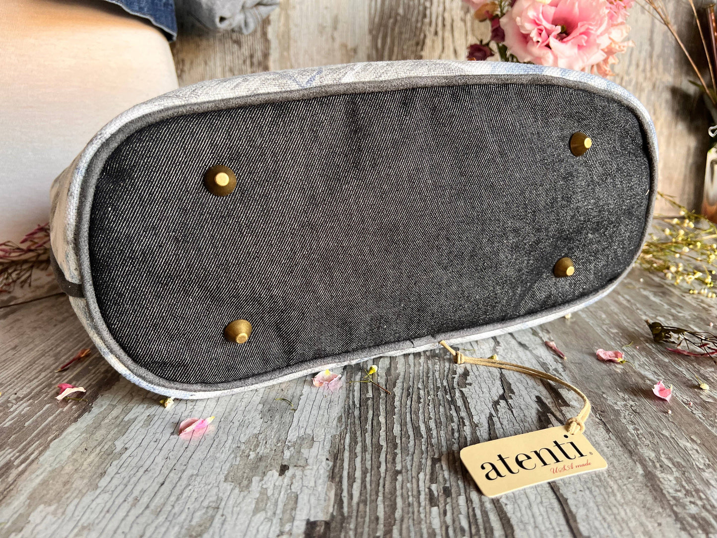 Atenti - Jenny Lolita: USA Made, Handbag with Matching Pouch