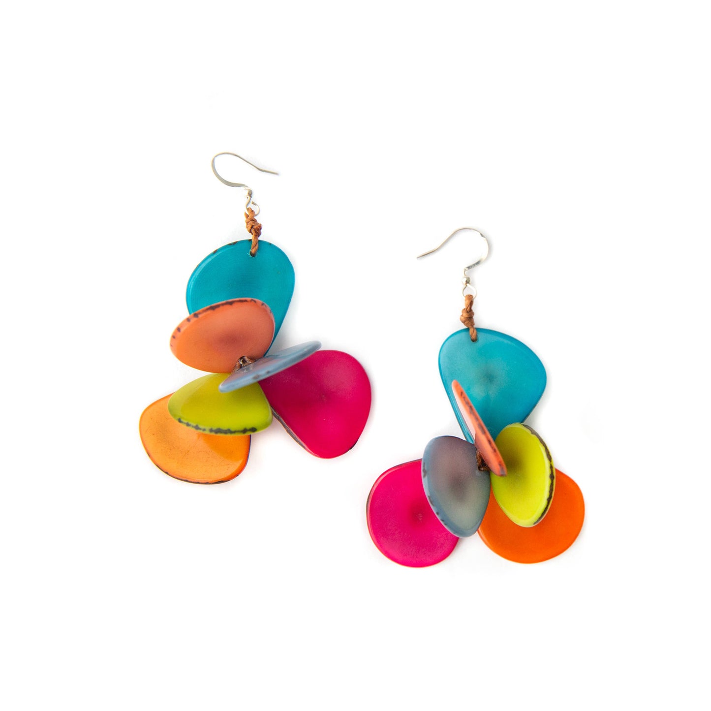 Organic Tagua Jewelry - Florence Earrings