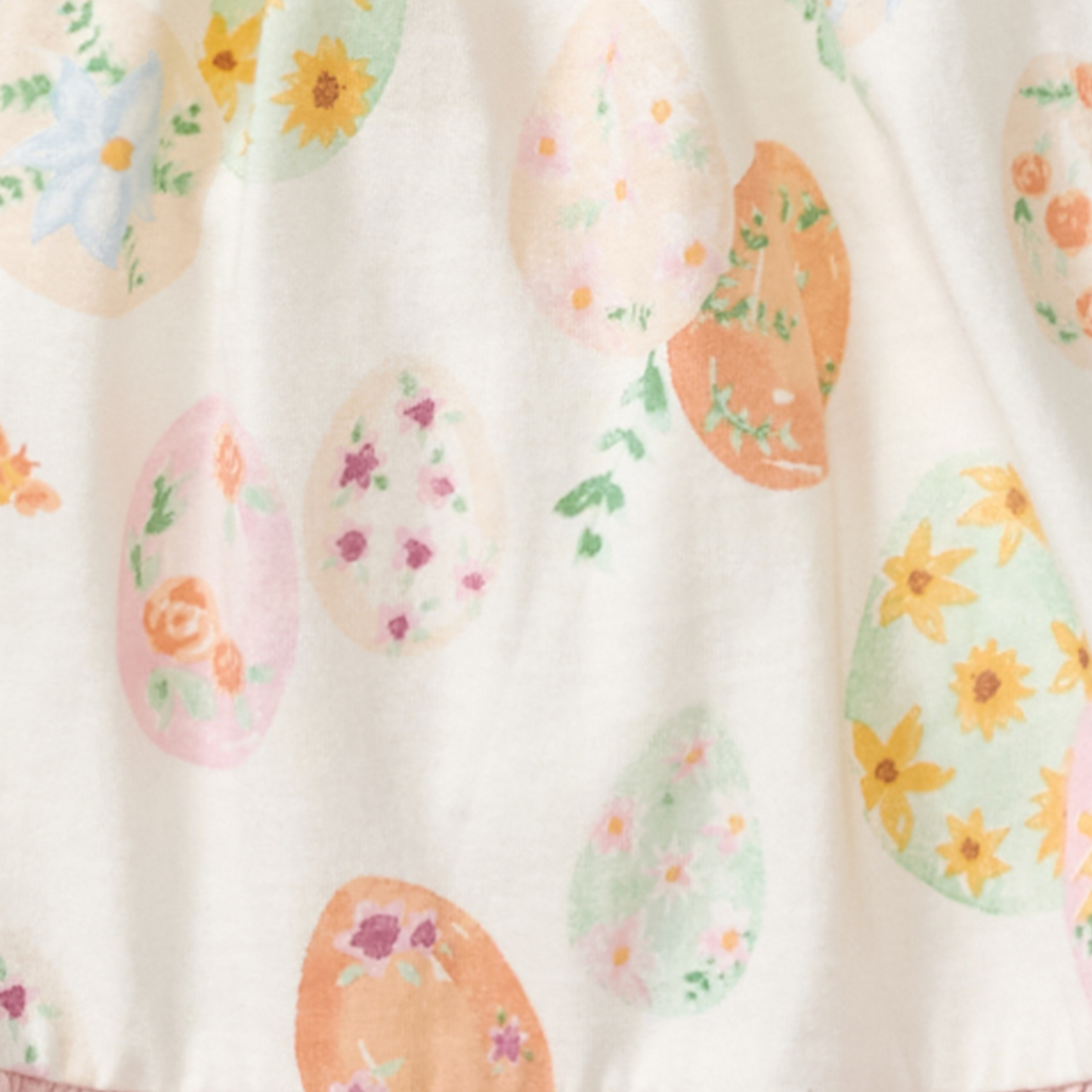 Burt's Bees Baby - Floral Easter Eggs Tunic & Pants Set
