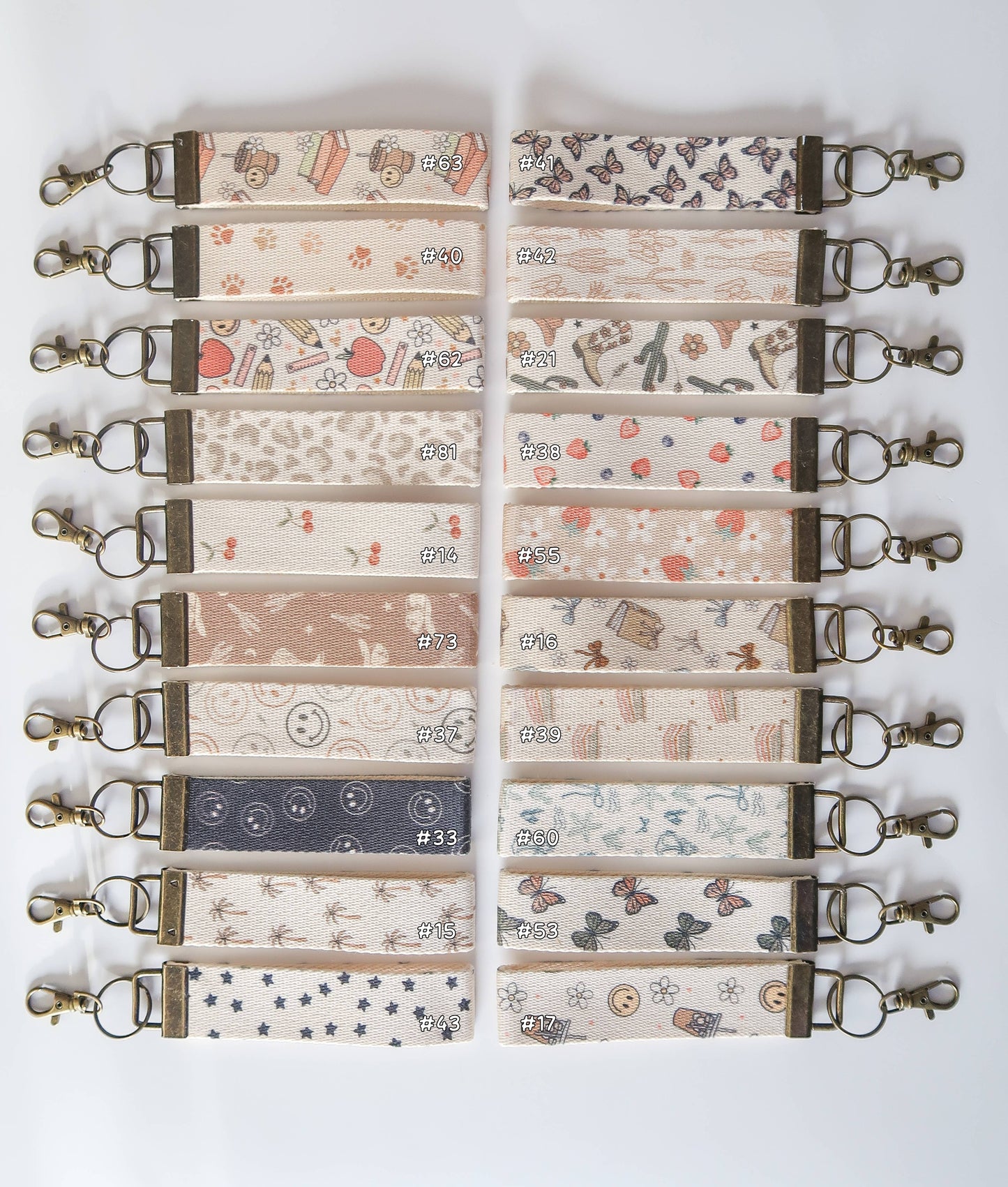 Frederick Family Co. - Canvas Wrist Keychain Lanyard, Key wristlet