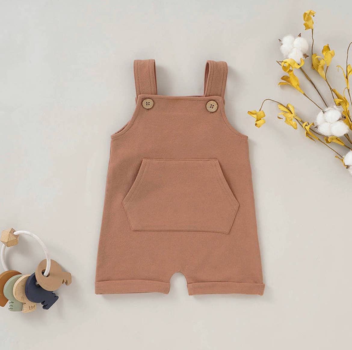 Boho + Babe - French Terry Overalls - Baby and Toddler