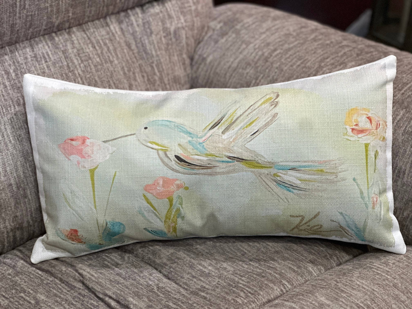 Southern Cotton Mill - GA Single Hummingbird Lumbar