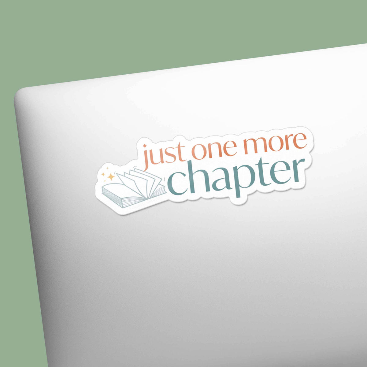 Sentinel Supply - Just One More Chapter Reading Sticker - Funny Book Decal