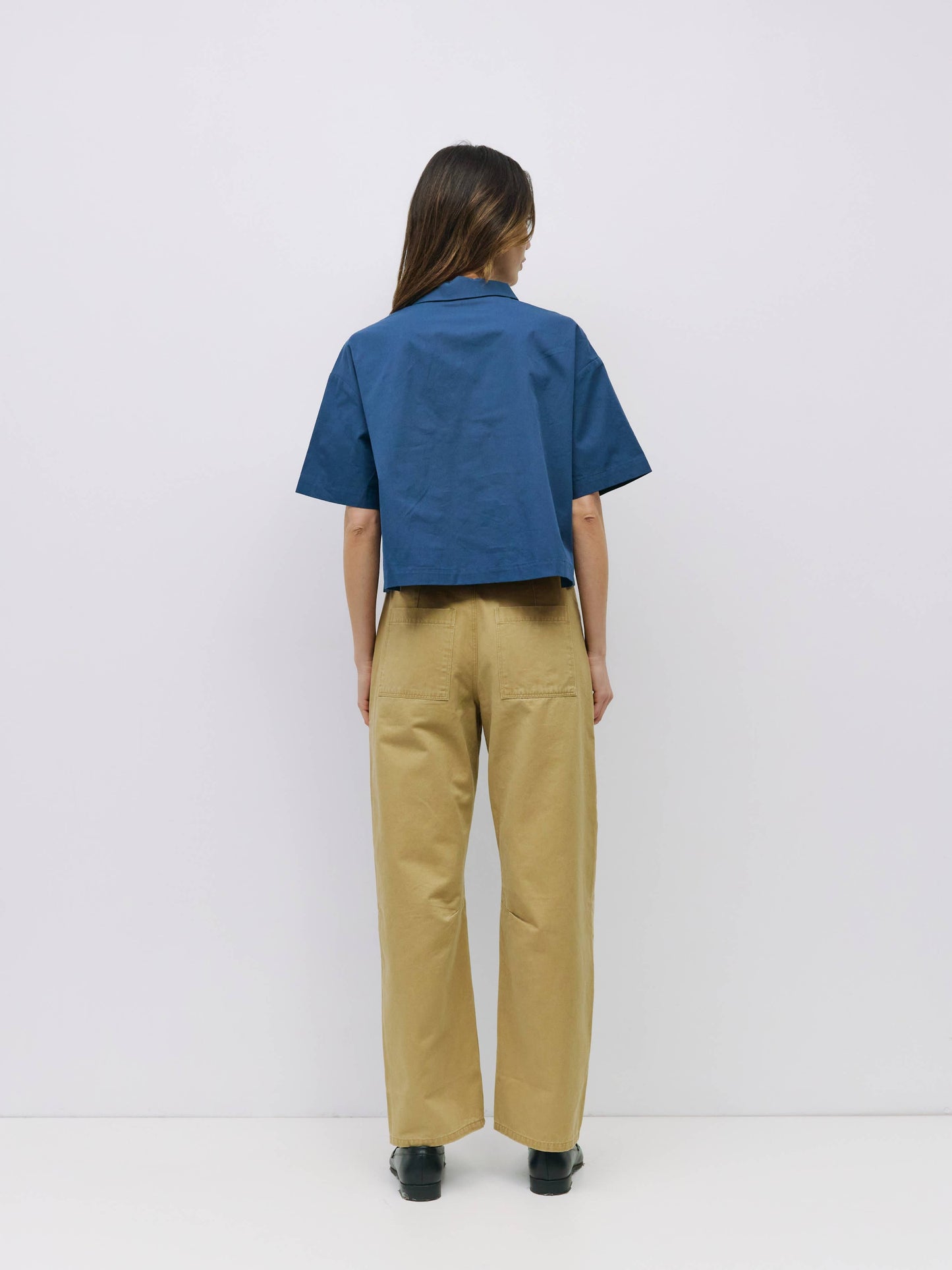 MOD REF - The Dawson Top | Front Tie Poplin Blouse