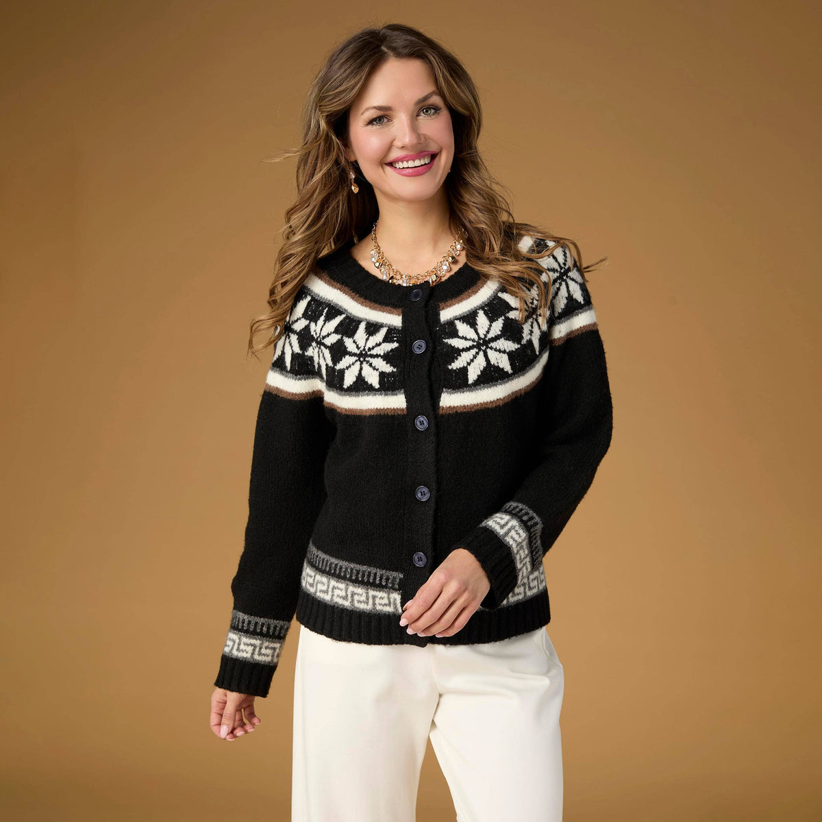 COCO + CARMEN - Poinsettia Isle Cardigan