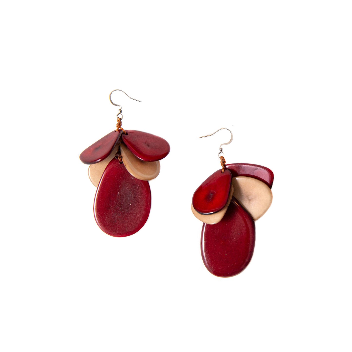 Organic Tagua Jewelry - Jordin Earrings