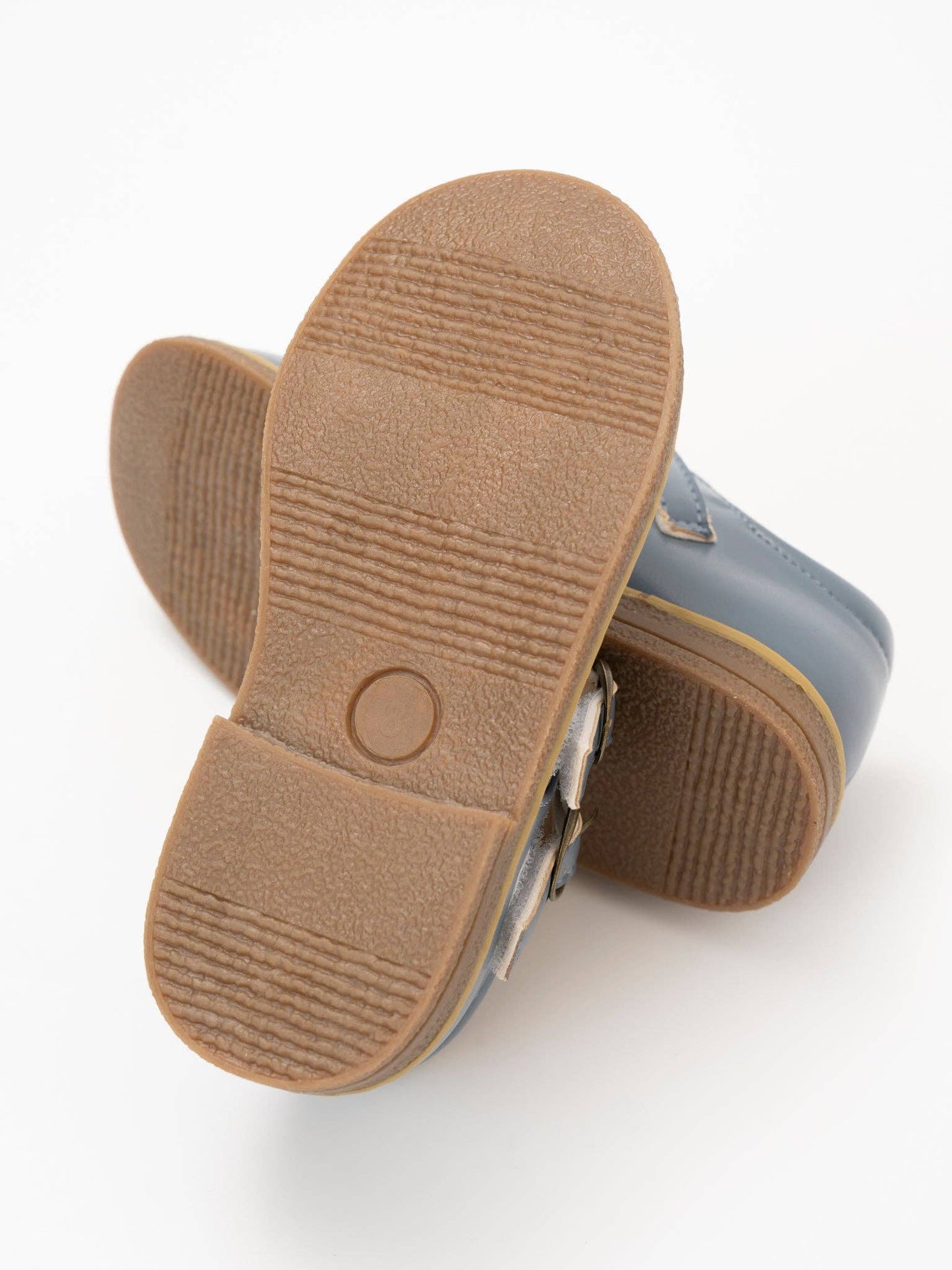 Marie Nicole Clothing - Double Buckle Mary Jane Hard Sole Shoes- Cloud White