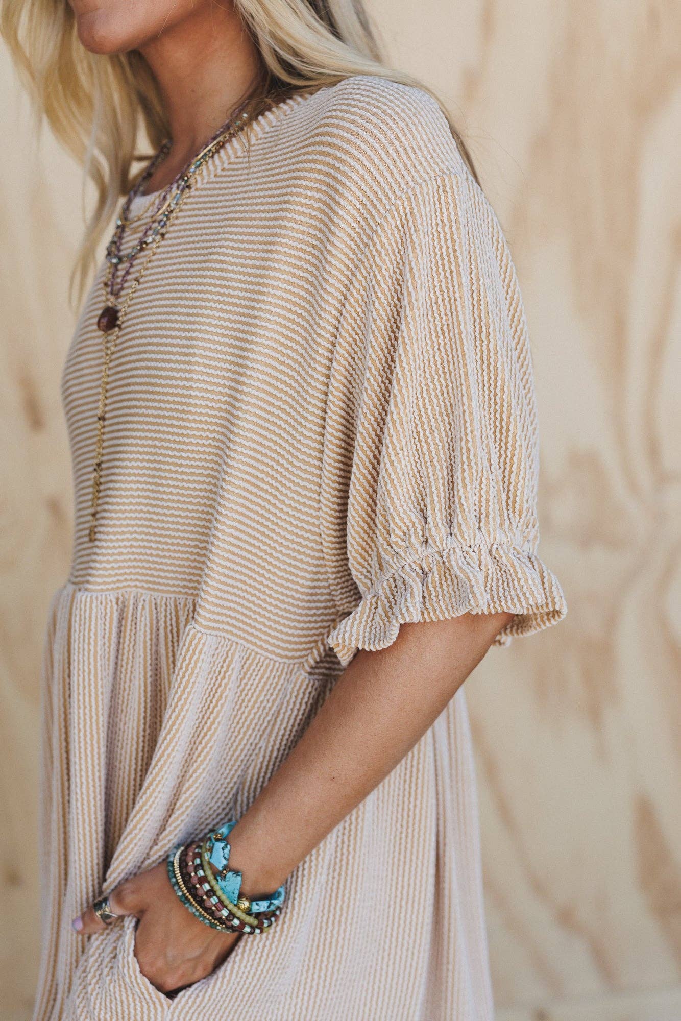 Three Bird Nest - Open Sky Dress - Canary