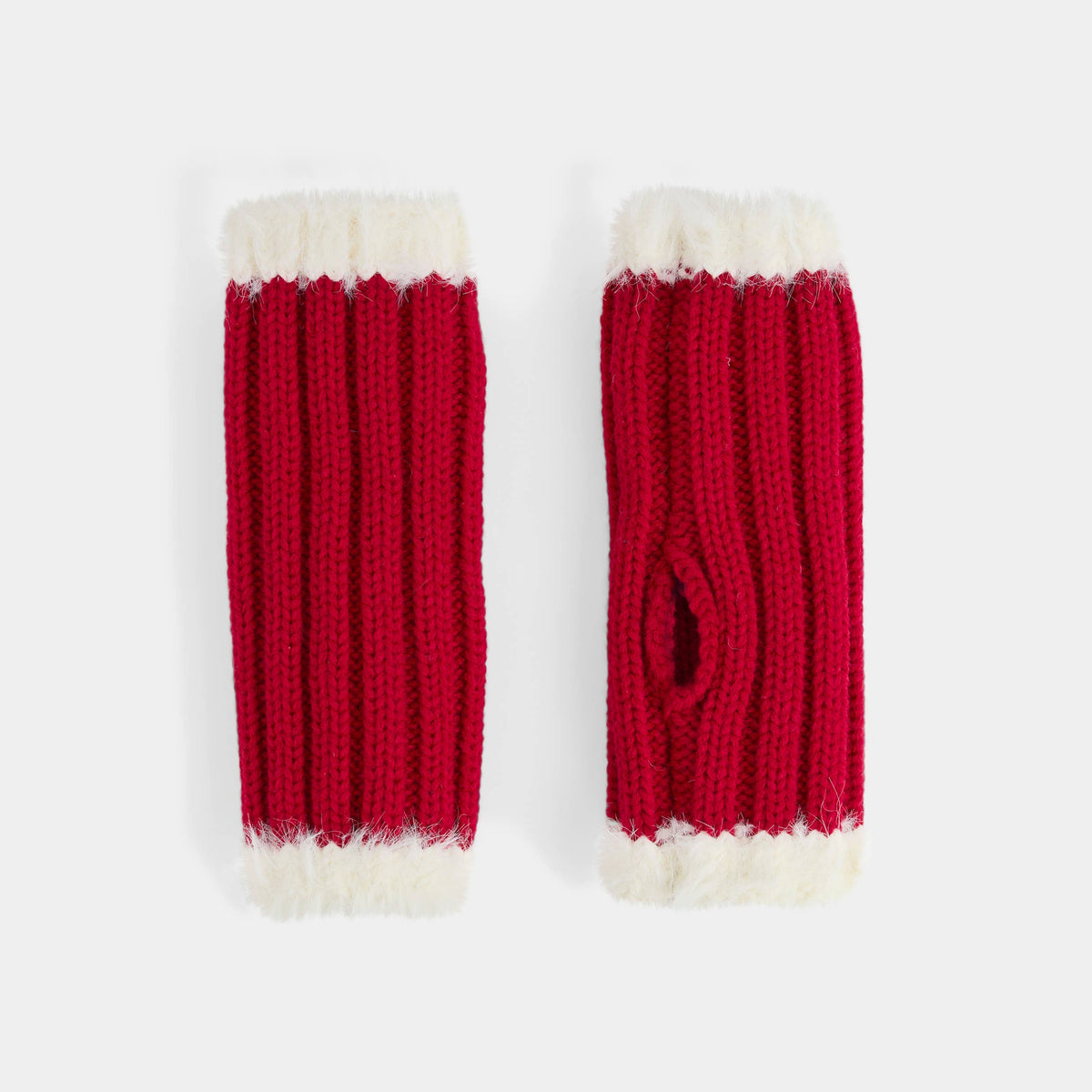 COCO + CARMEN - St. Nick Fingerless Gloves-Christmas