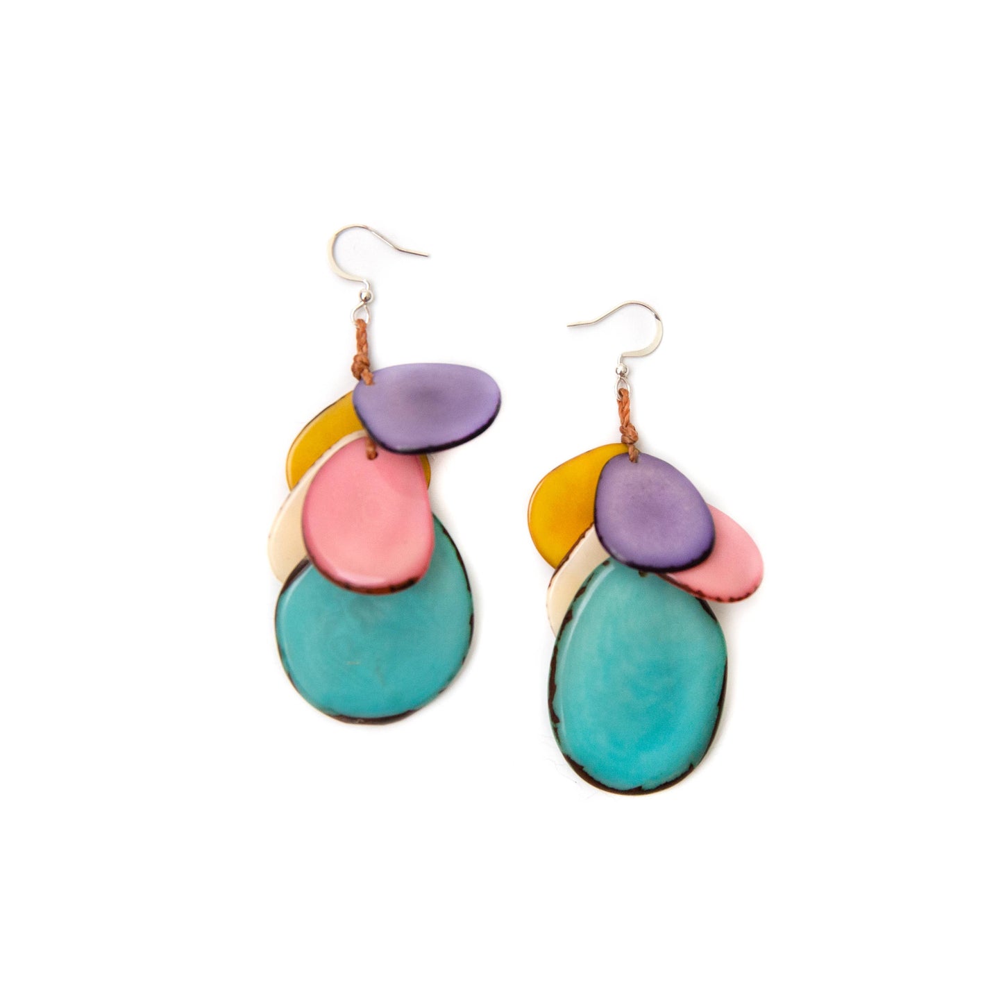 Organic Tagua Jewelry - Jordin Earrings