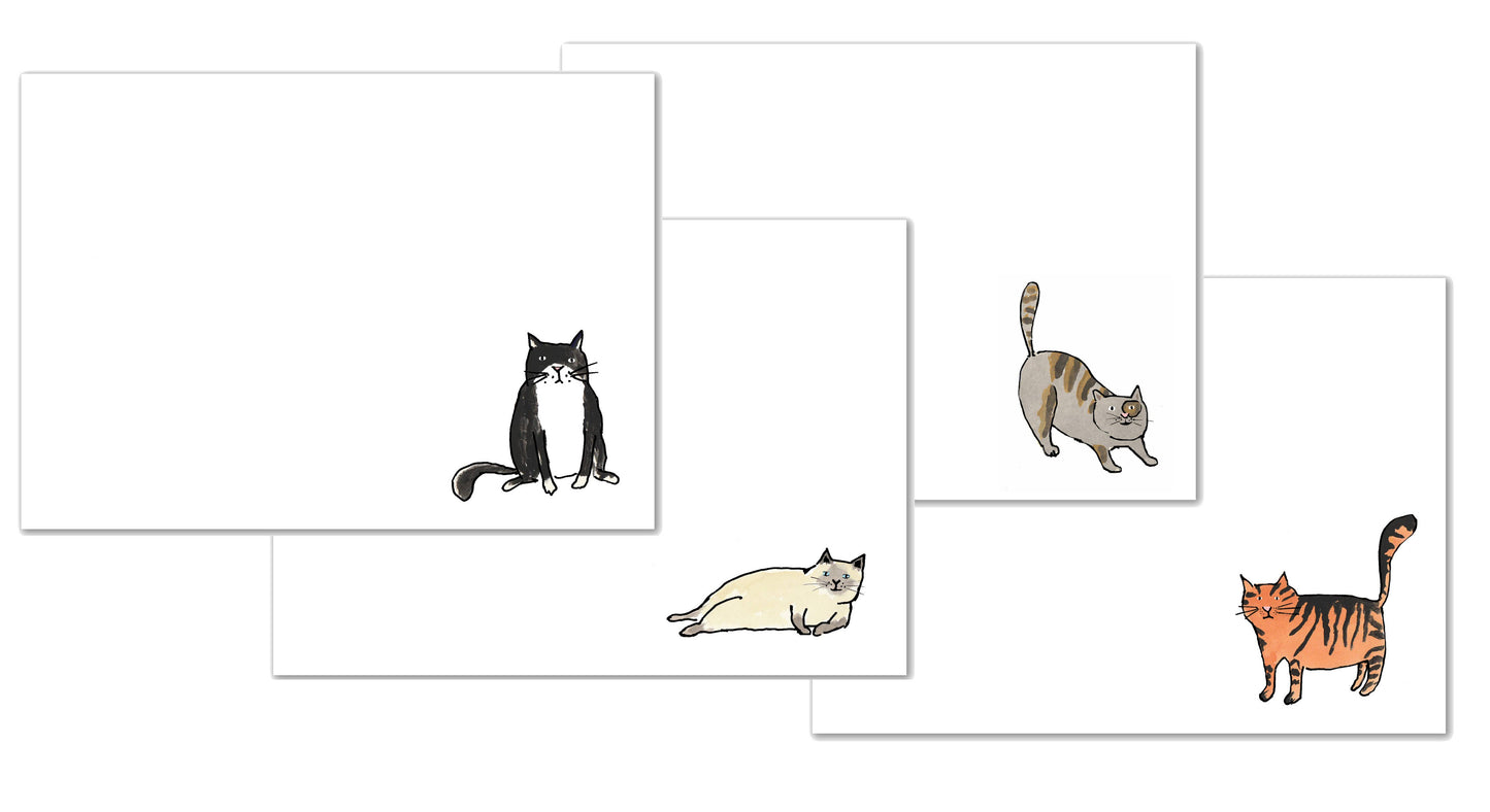 mollyOcards - Cats Stationery