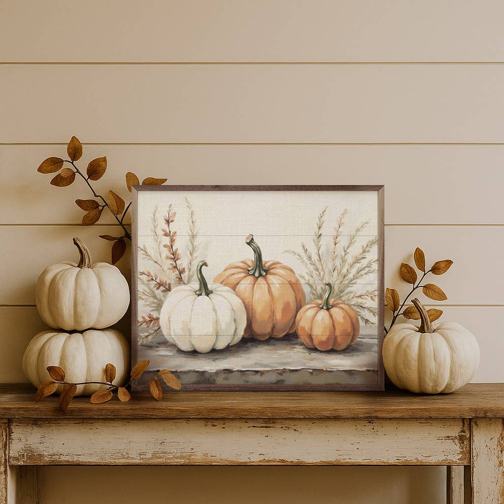Kendrick Home - Pumpkins With Autumn Branches