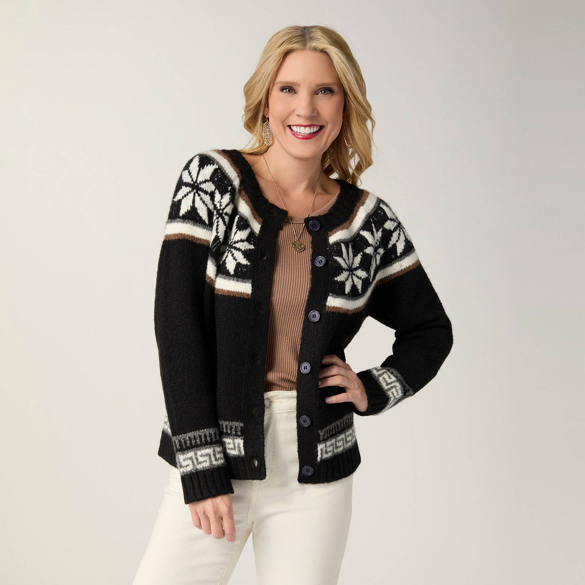 COCO + CARMEN - Poinsettia Isle Cardigan
