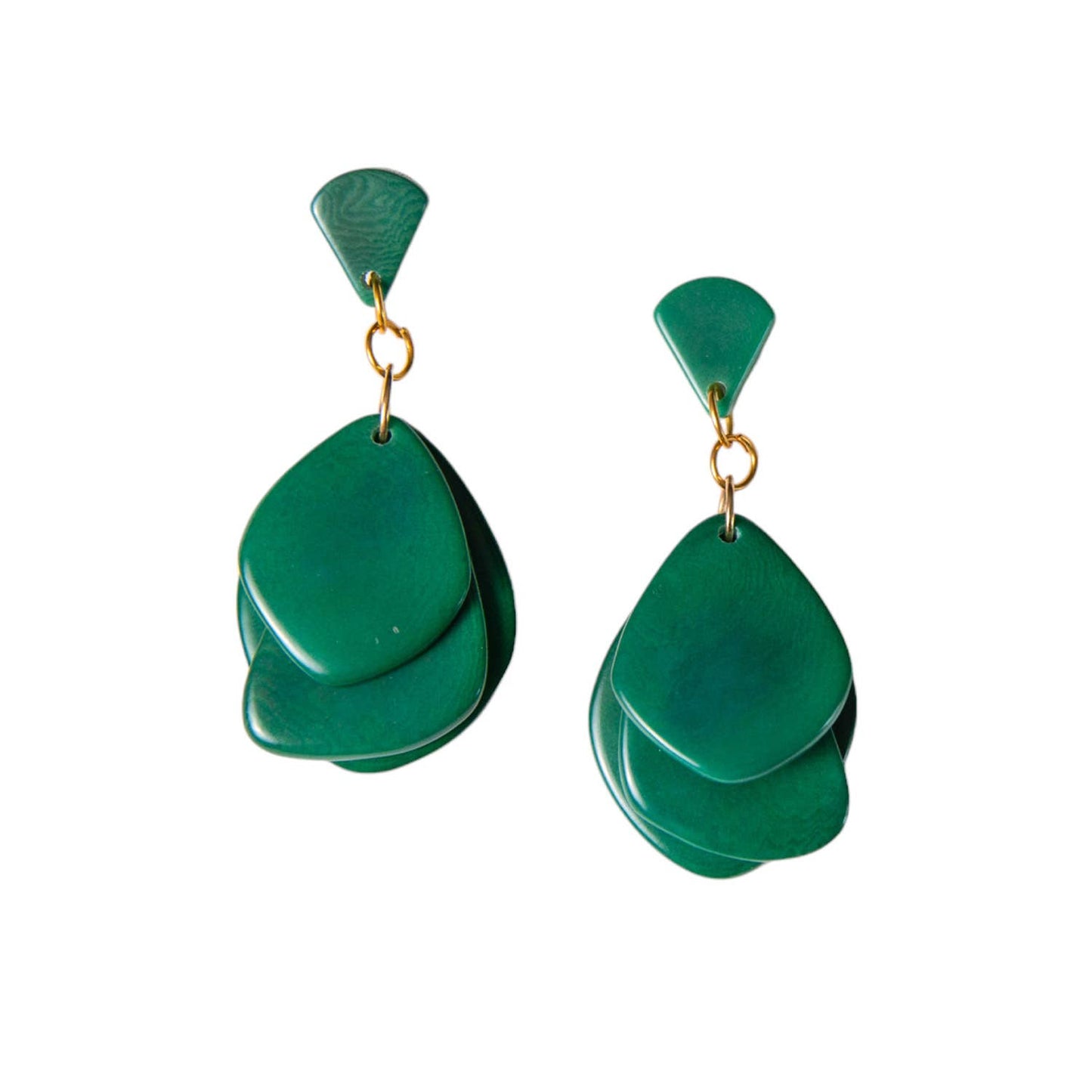 Organic Tagua Jewelry - Lauren Earrings