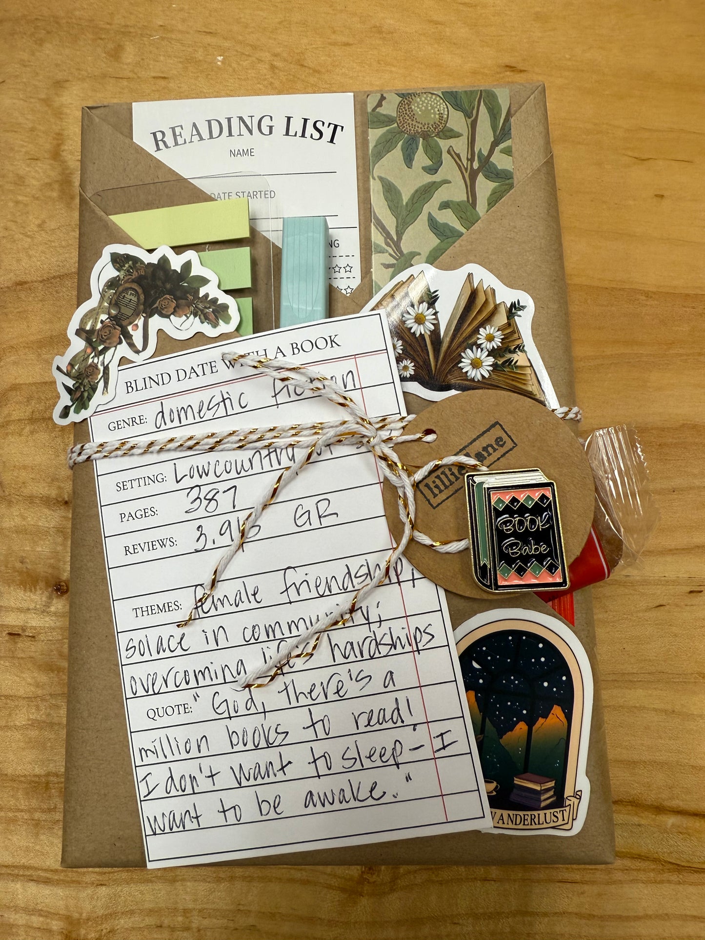 Blind date with a book