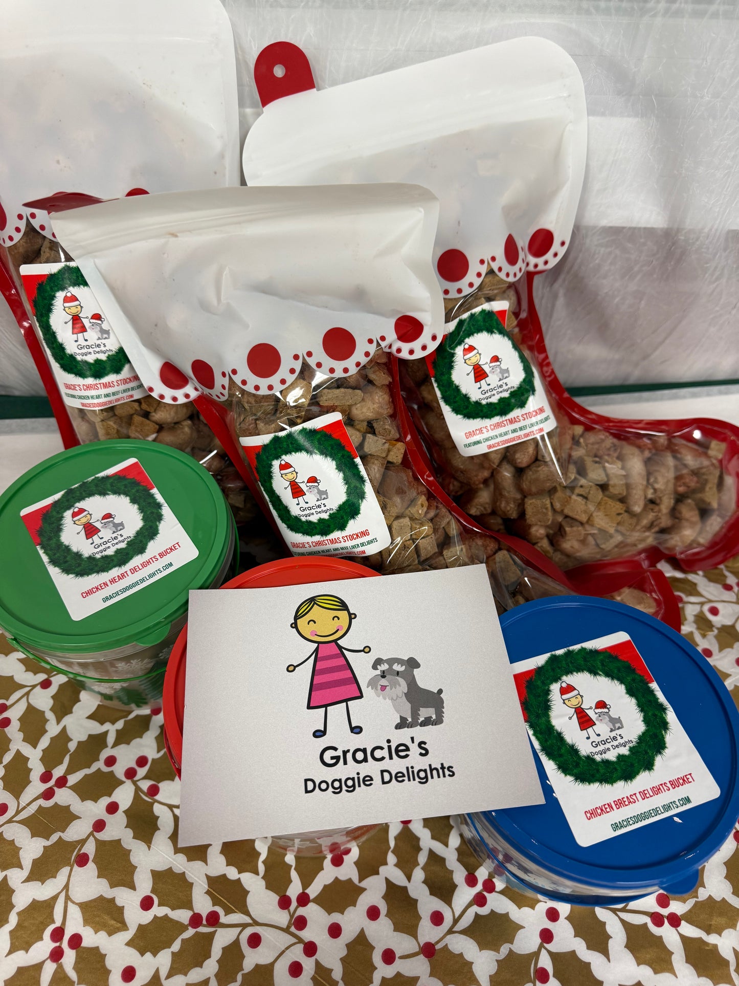 Gracie’s Christmas dog treats