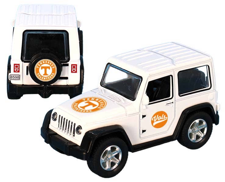 Jenkins Enterprises - Tennessee Volunteers Toy Truck Atv Pull Back Wht 12Dp