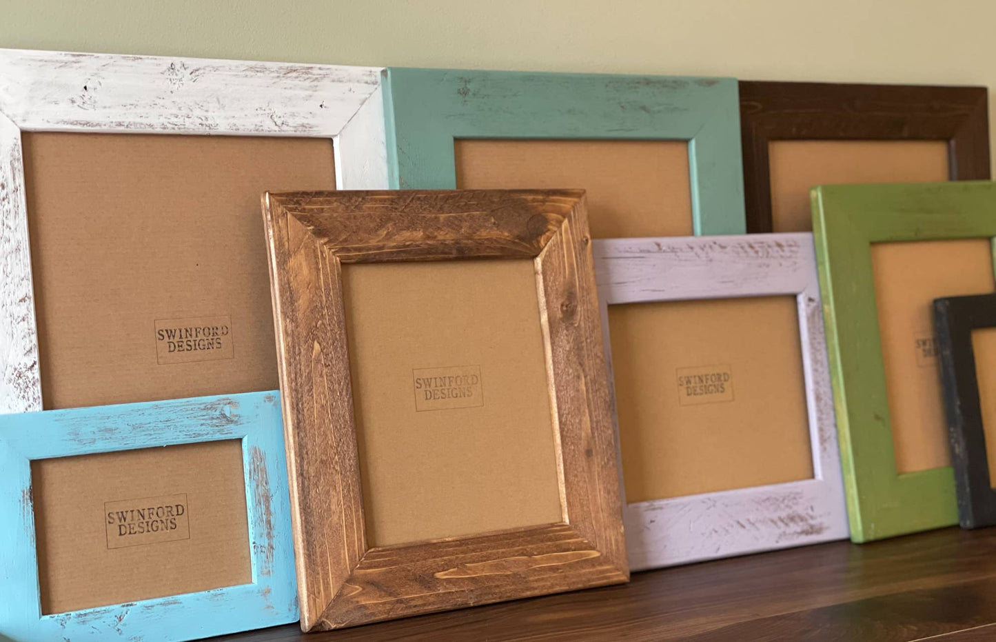 Swinford Designs - Handmade Wooden Picture Frames - Choose Your Size | Color