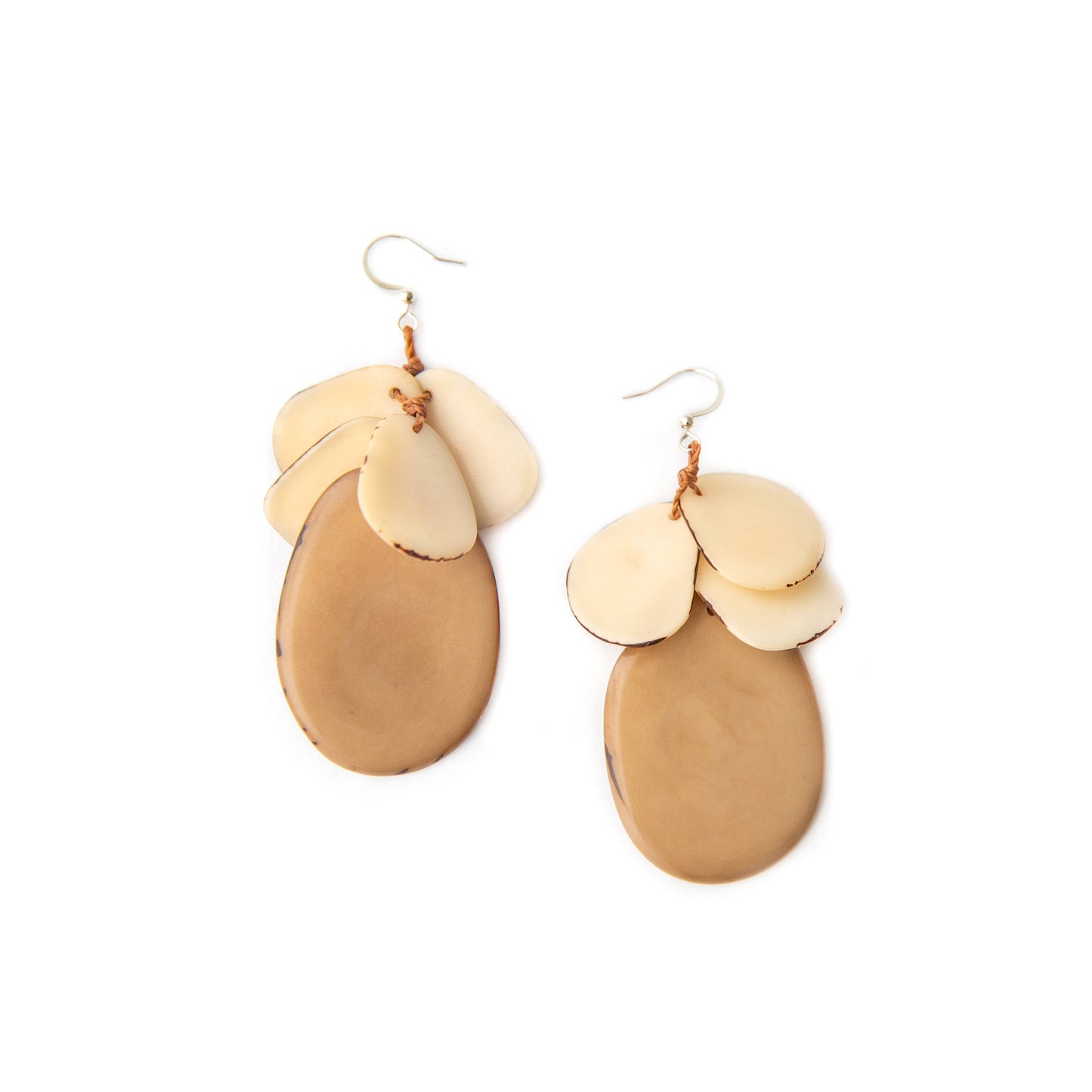 Organic Tagua Jewelry - Jordin Earrings