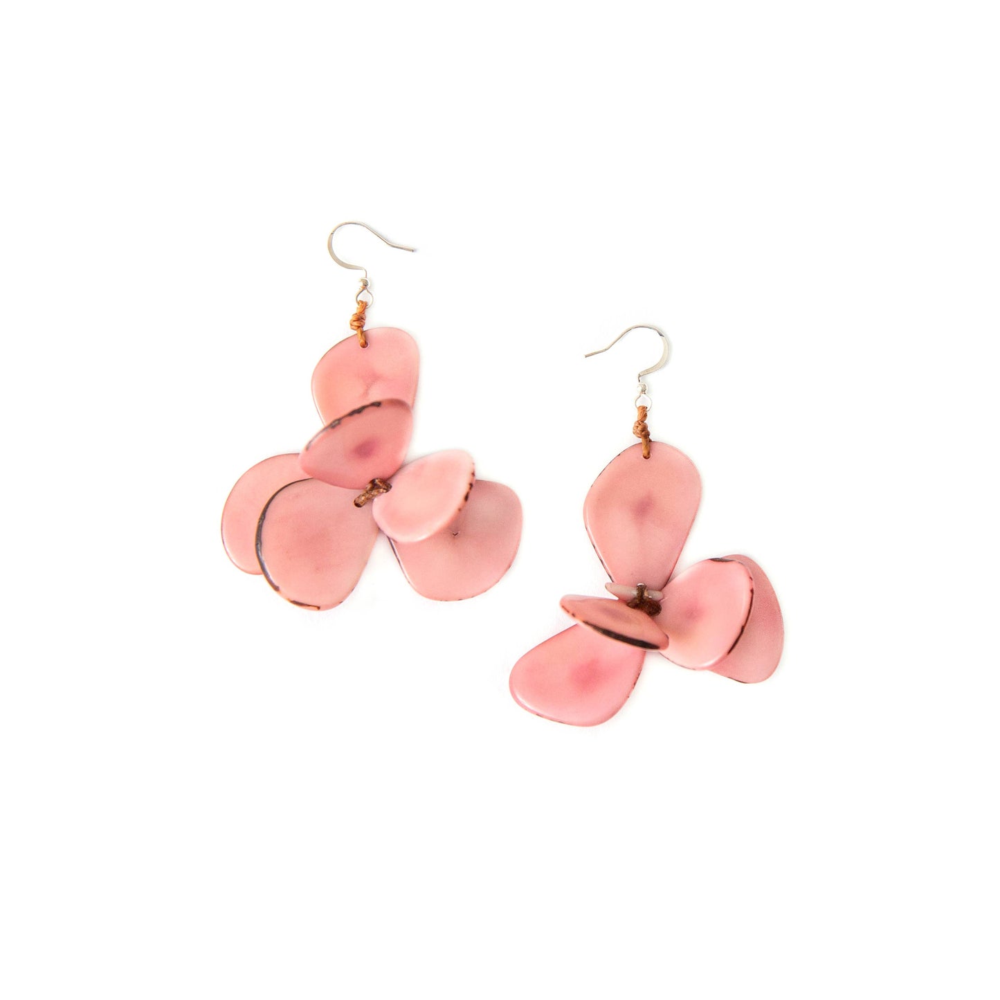 Organic Tagua Jewelry - Florence Earrings