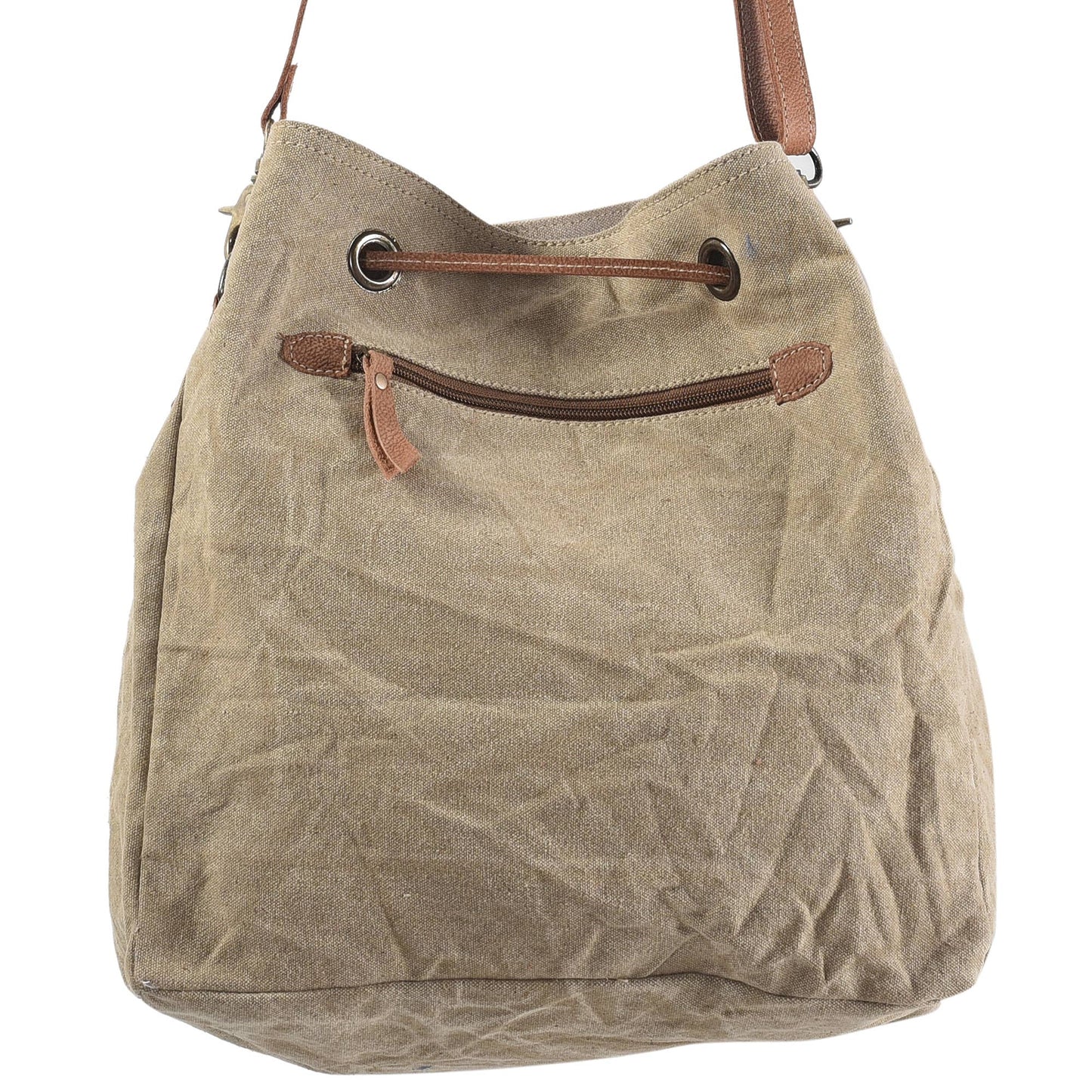 Clea Ray Canvas Bags & Clothing - BUCKET DRAWSTRING BAG