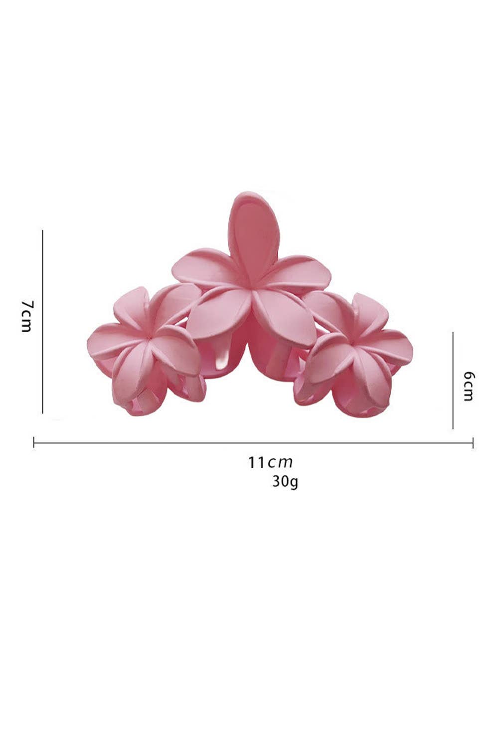 Aapparella - 3D Flower Plastic Resin Hair Claw
