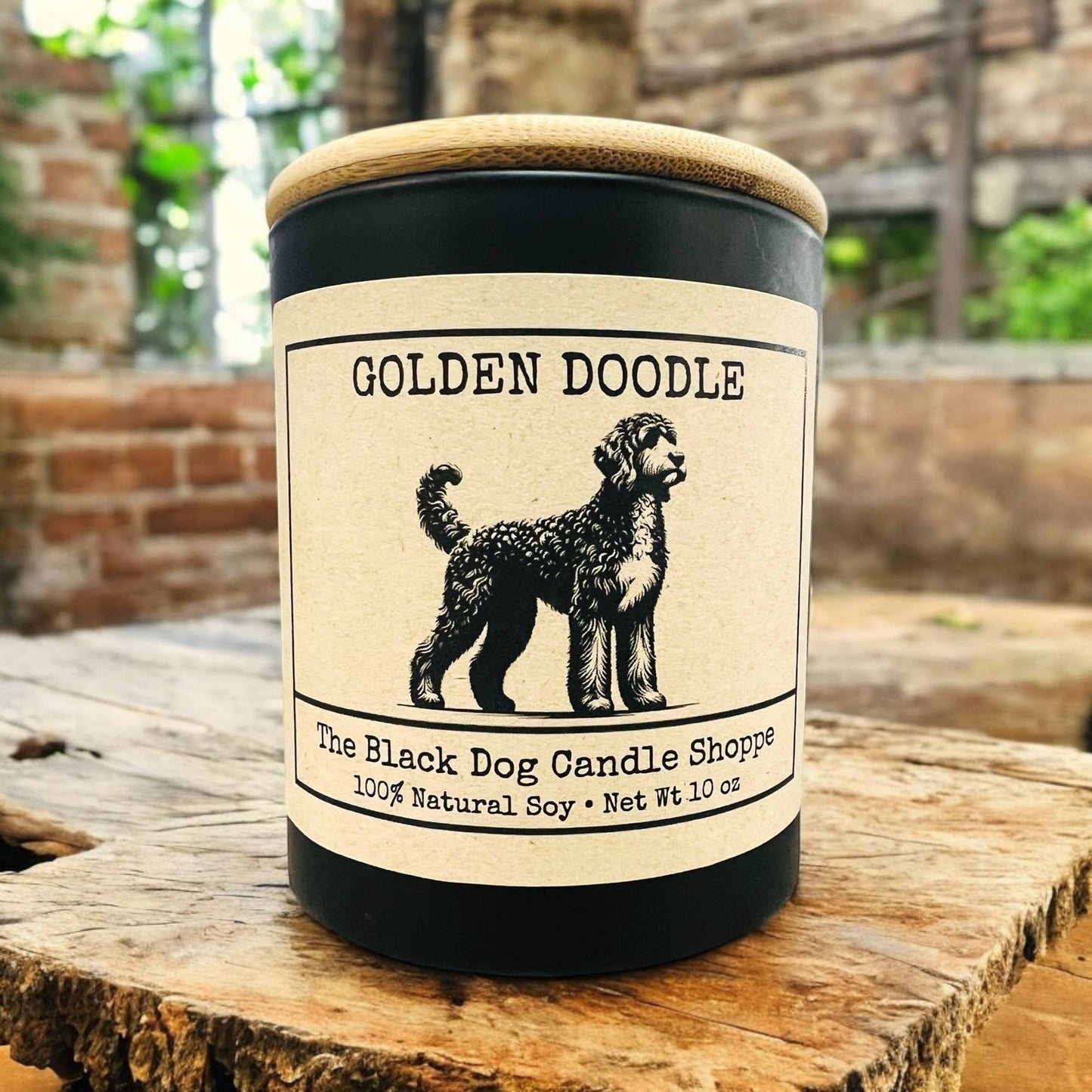 The Black Dog Candle Shoppe - Golden Doodle Dog Breed Candle