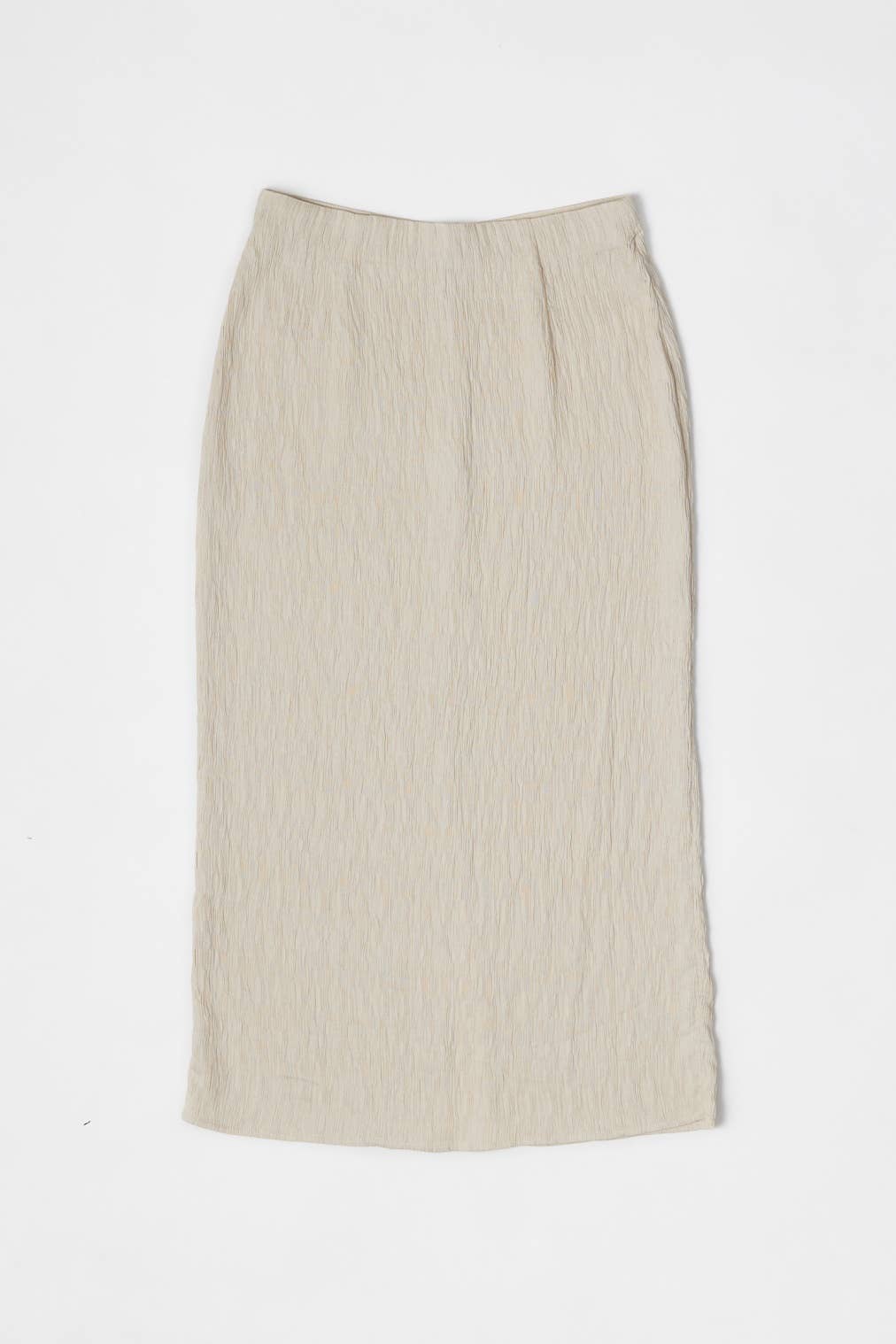 MOD REF - The Miranda Skirt | Textured Midi Skirt with Back Slit