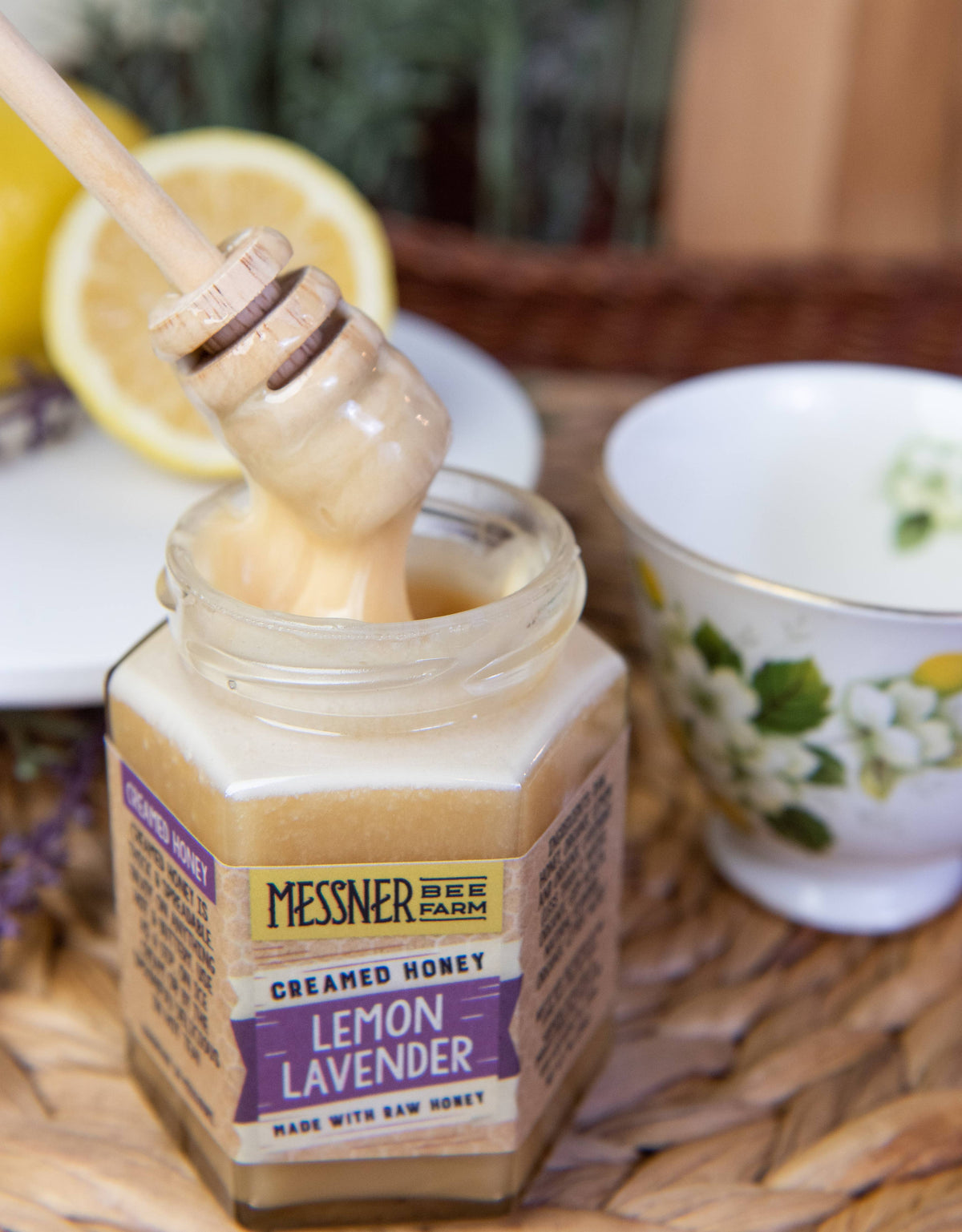Messner Bee Farm - Lemon Lavender Creamed Honey / 9oz. / Kansas City
