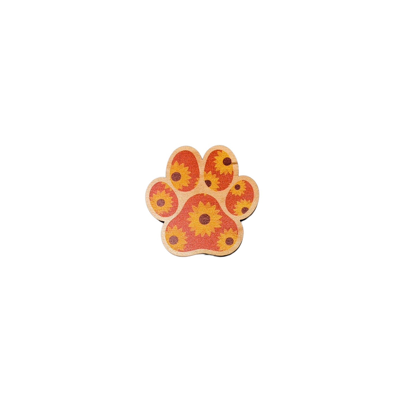 Driftless Studios - Summer Flowers Dog Paw Print Magnet Set - Home Decor