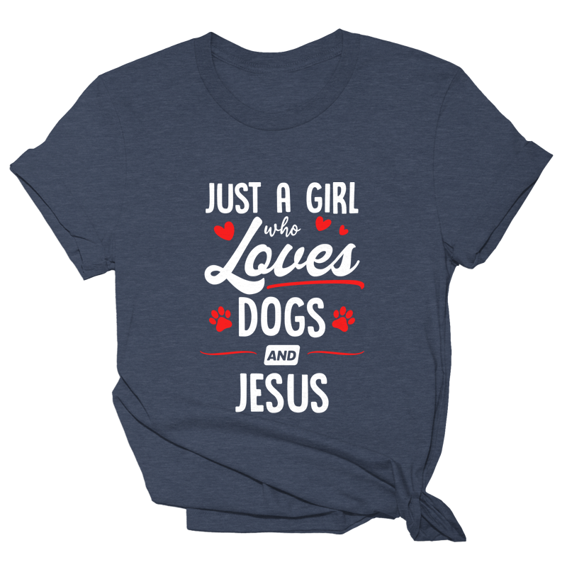 I Love My Freedom - Just a Girl Who Loves Dogs and Jesus Tee - 2666