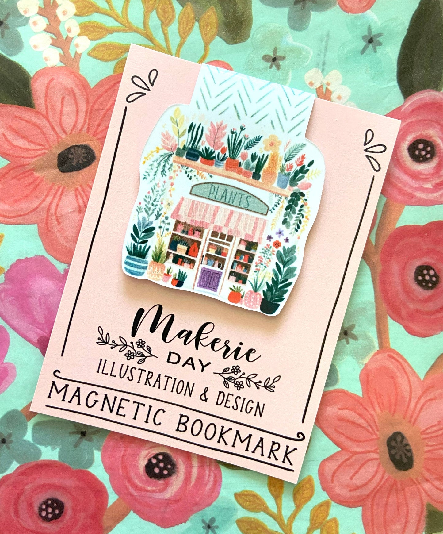Makerie Day - Plant Shop Magnetic Bookmark